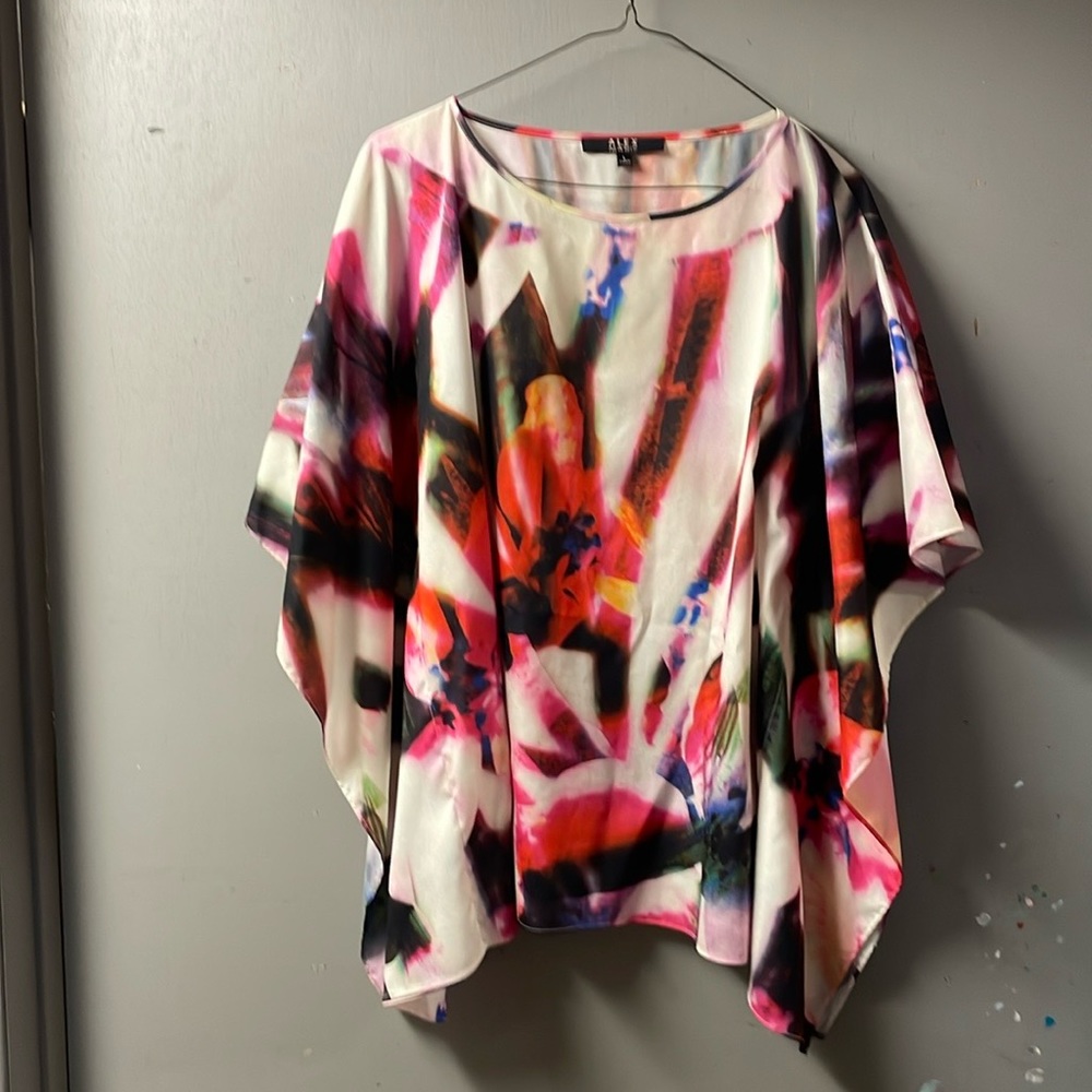 Alex Marie Sleeveless Top, Lightweight summer size L Bold Bright